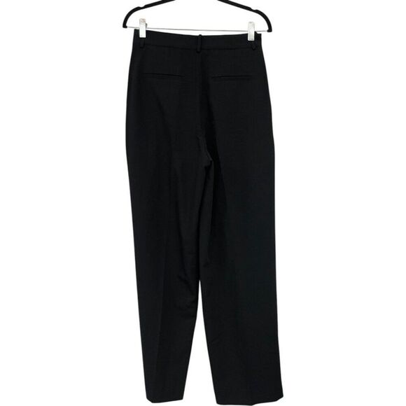 Massimo Dutti Womens Pants EU 36 US 4 Trousers Straight Leg Black 5014/714 NWT - Picture 3 of 11